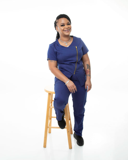 Navy Scrub set